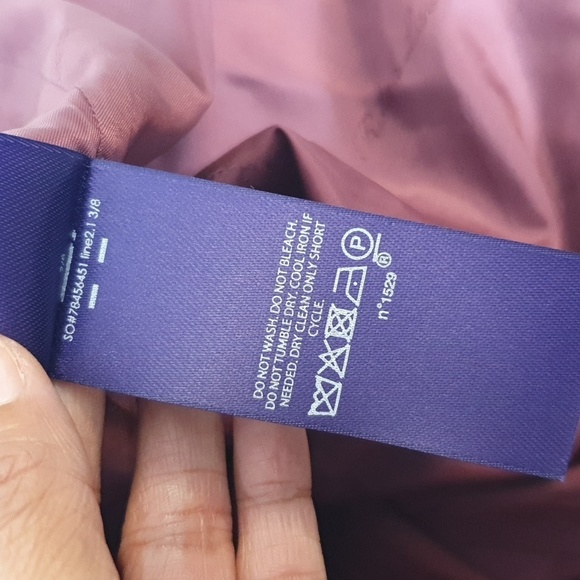 Ralph Lauren Purple Label Blended Silk Jair Velvet Cocktail Dress - Picture 9 of 16